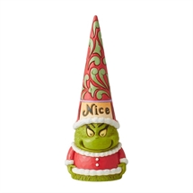Two-Sided Naughty & Nice Grinch Gnome